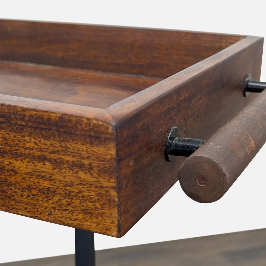 17 Stories Zamora Two Door Wine Bar Cart