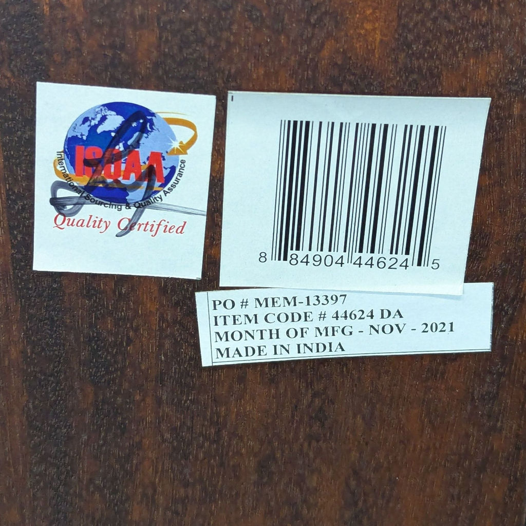 17 Stories Zamora Two Door Wine Bar Cart