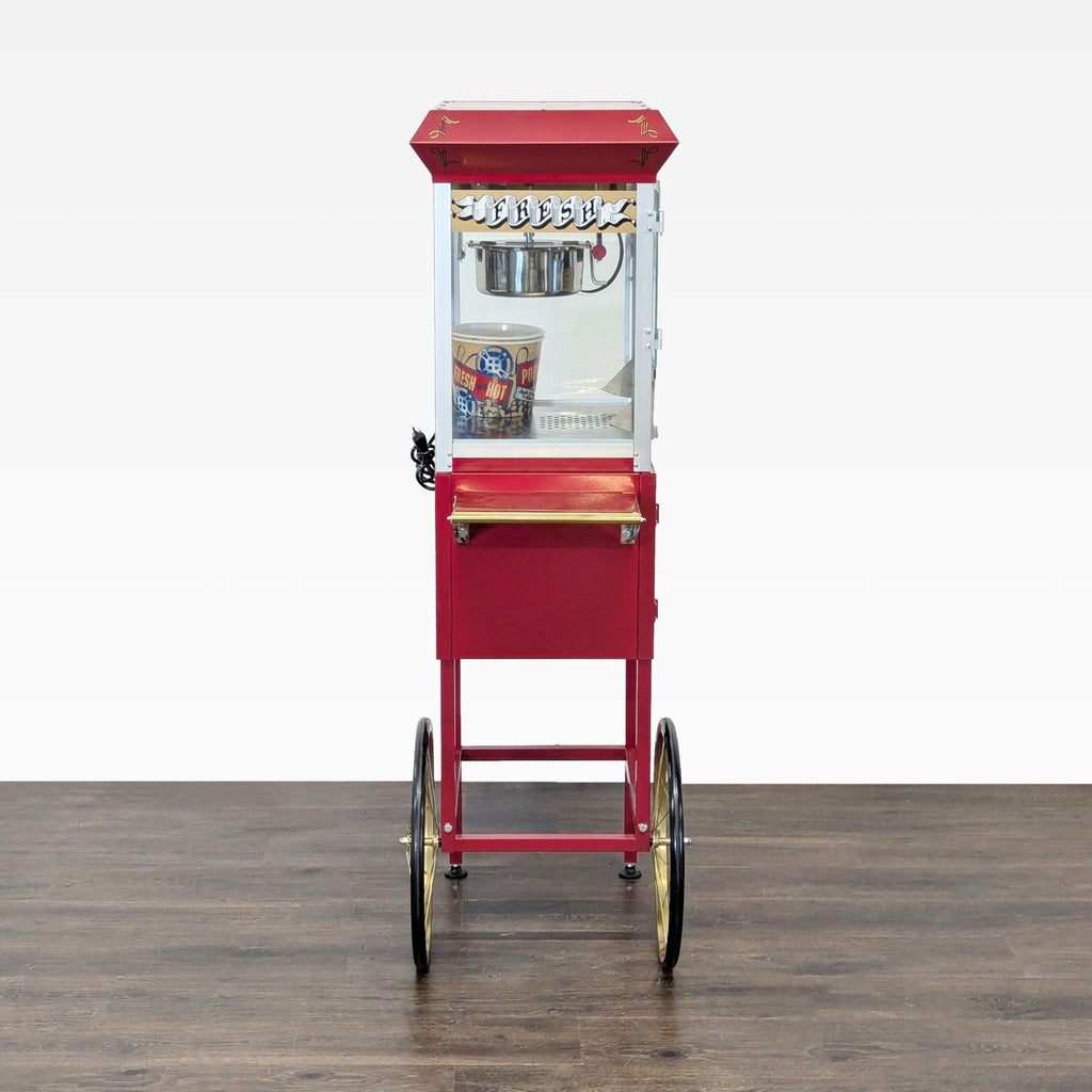 Great Northern Popcorn Company Pasadena Popper Vintage Style Popcorn Cart