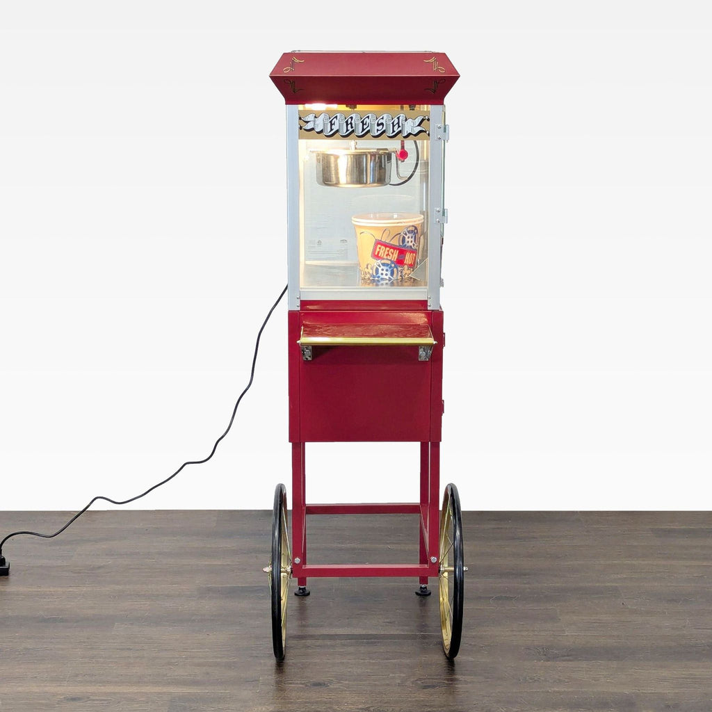 Great Northern Popcorn Company Pasadena Popper Vintage Style Popcorn Cart