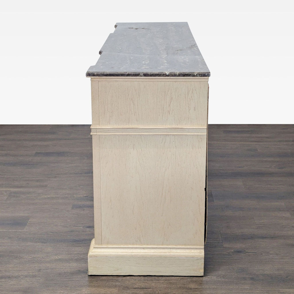 Stanley Furniture Dresser with Marble Top and Multiple Drawers