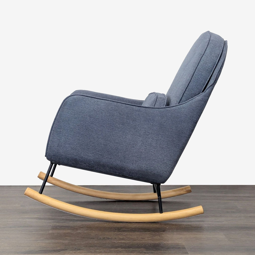Delta Children Ella Modern Blue Rocking Chair for Nursery or Living Room - Accepted Offer (34.21% discount)