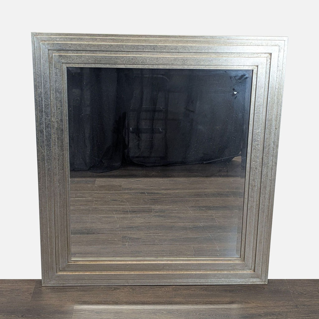Wood Silvered Frame Mirror