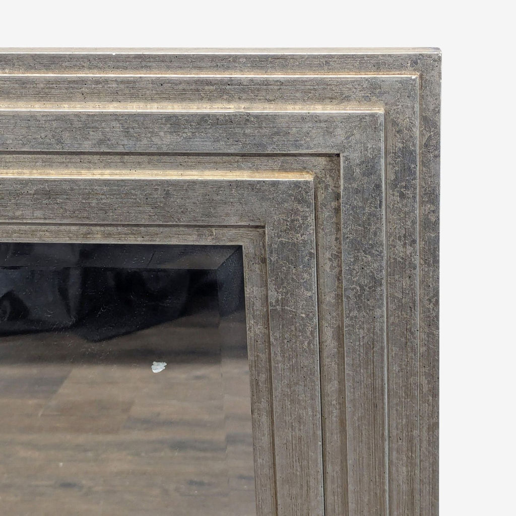 Wood Silvered Frame Mirror