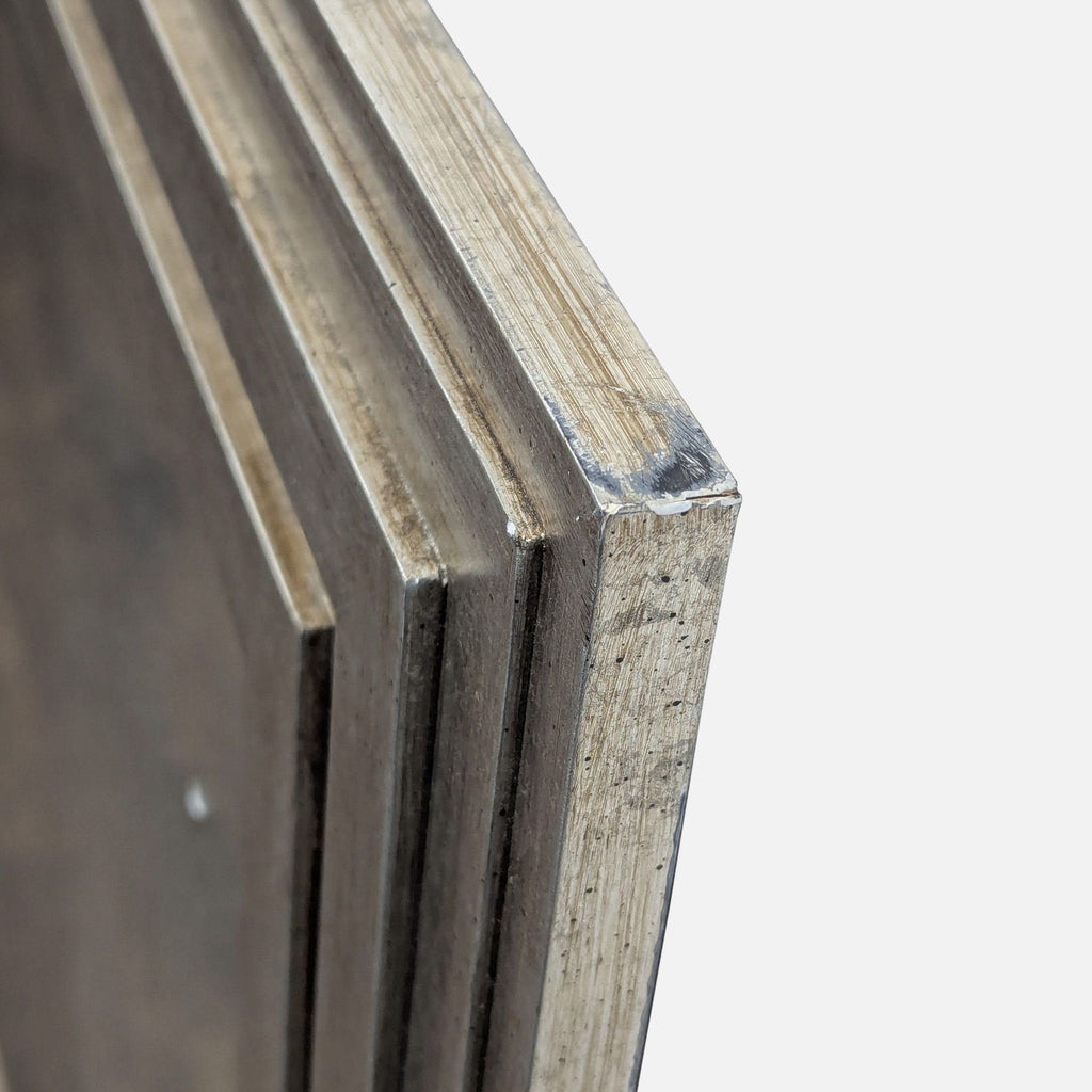 Wood Silvered Frame Mirror