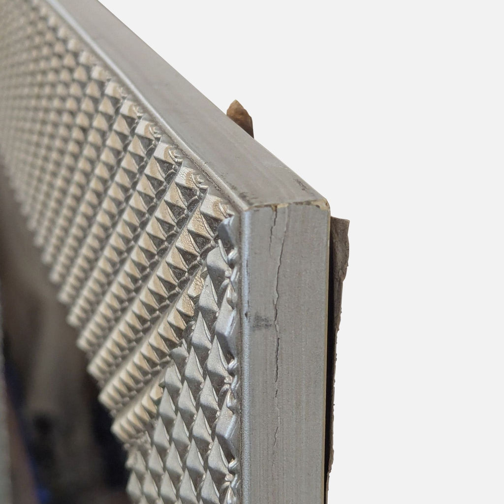 Wood Textured Frame Floor Mirror