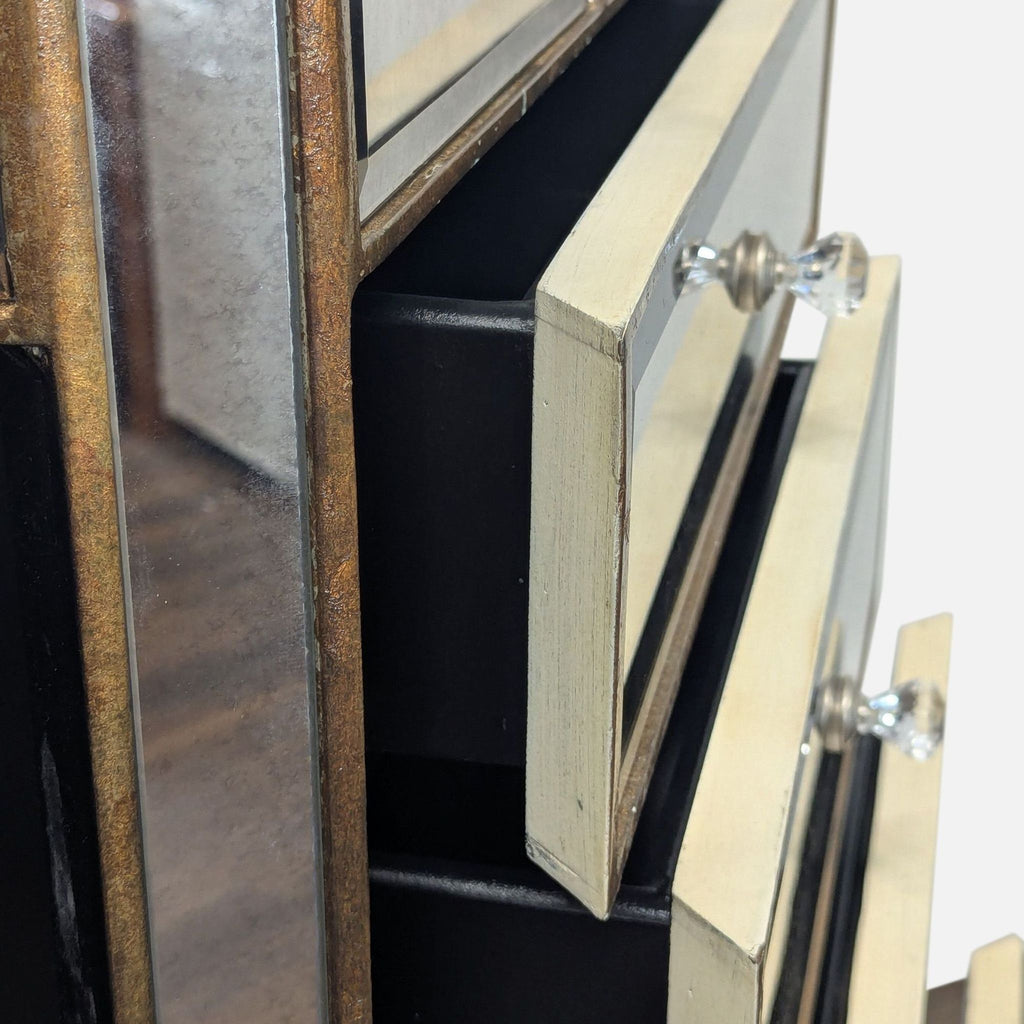 Bassett Mirror Company Collette Mirrored Jewelry Chest