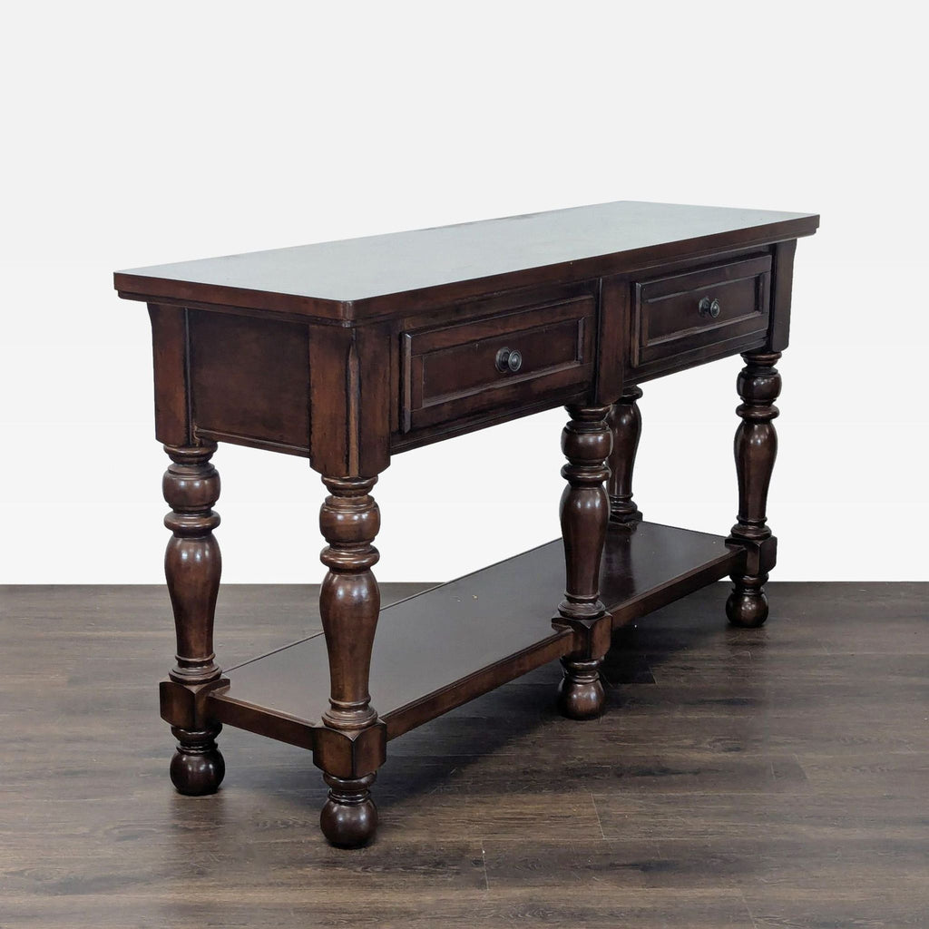 Console Table with Shelf