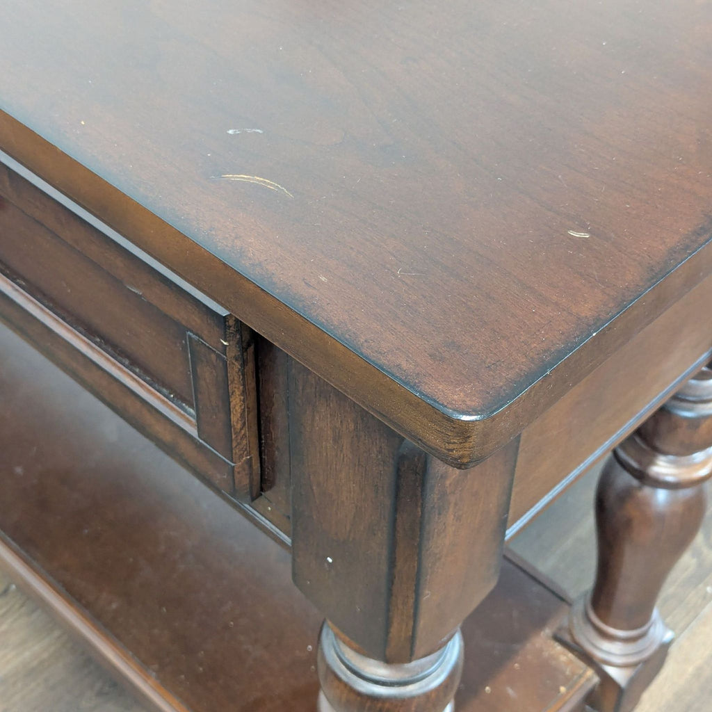 Console Table with Shelf