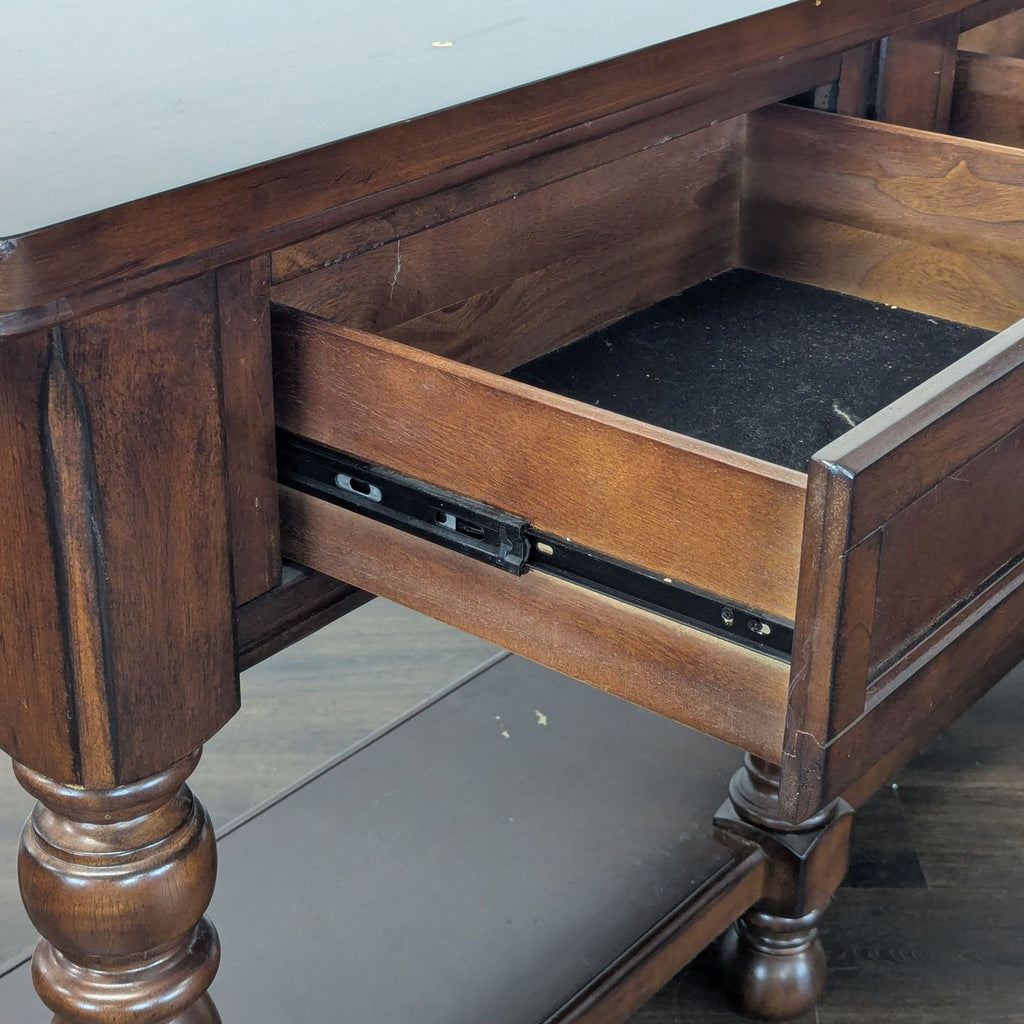 Console Table with Shelf