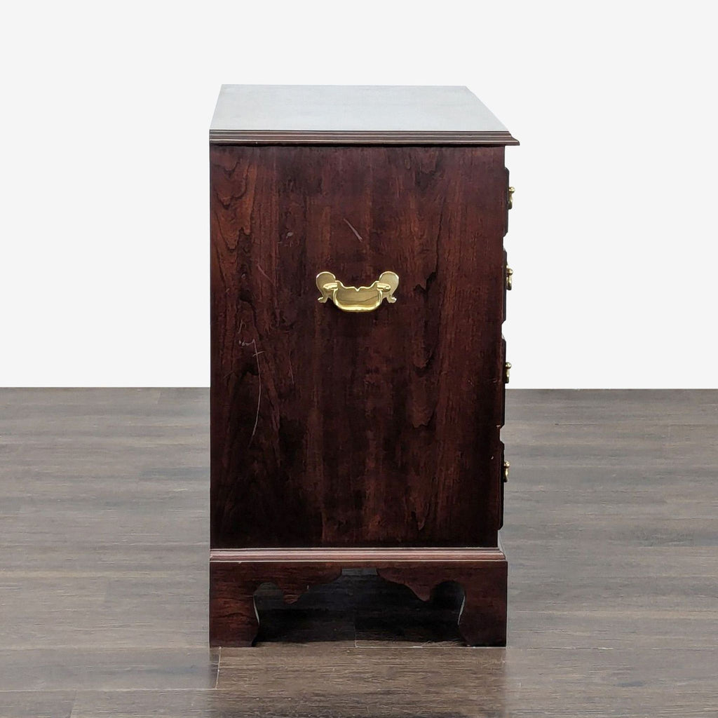 Stickley Four Drawer Nightstand with Pull-Out Tray