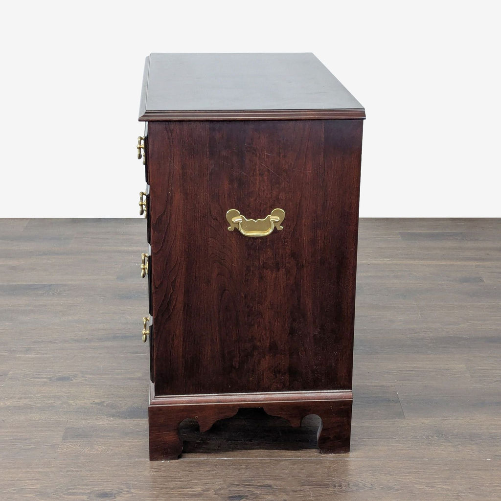 Stickley Four Drawer Nightstand with Pull-Out Tray