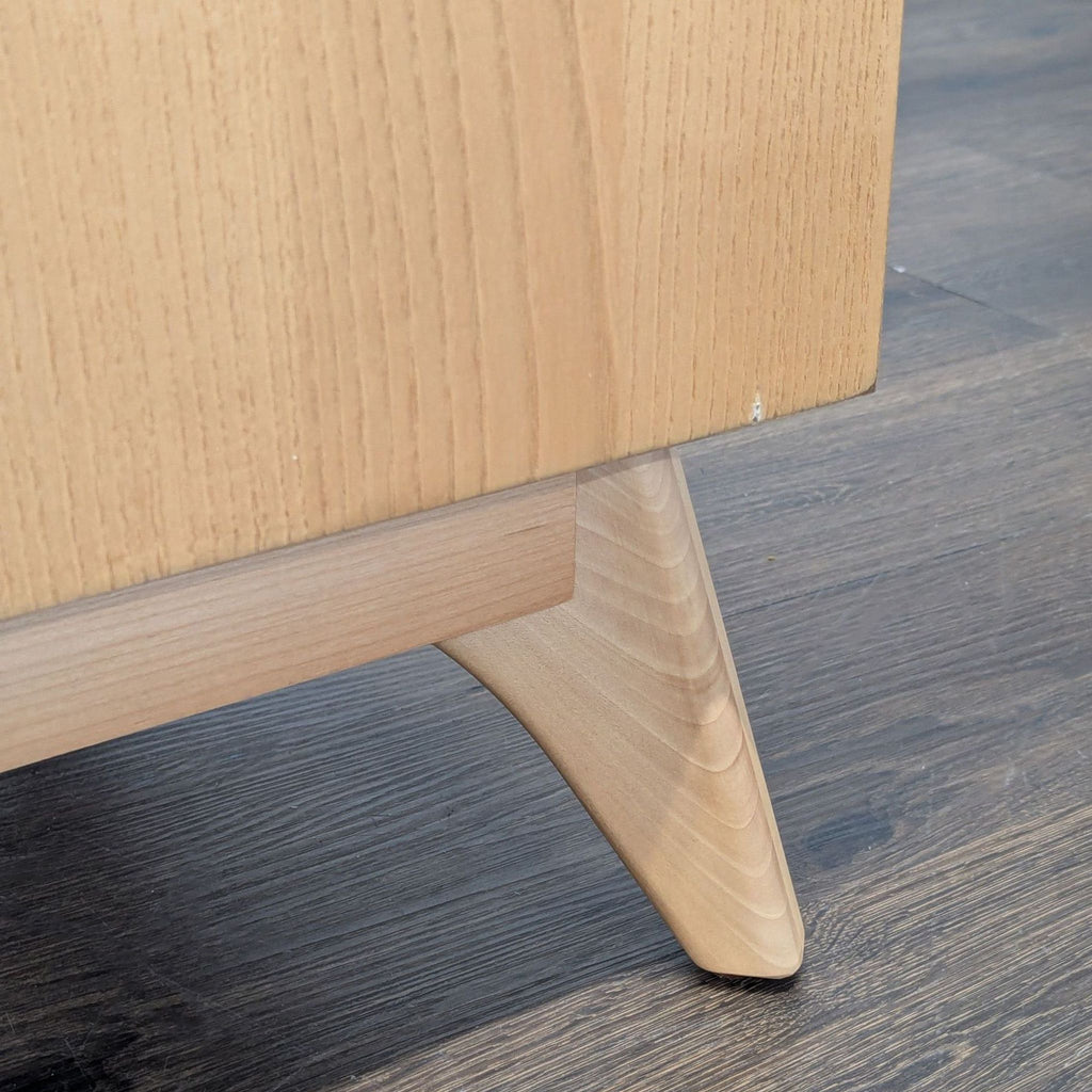 Two Drawer Mid-Century Nightstand