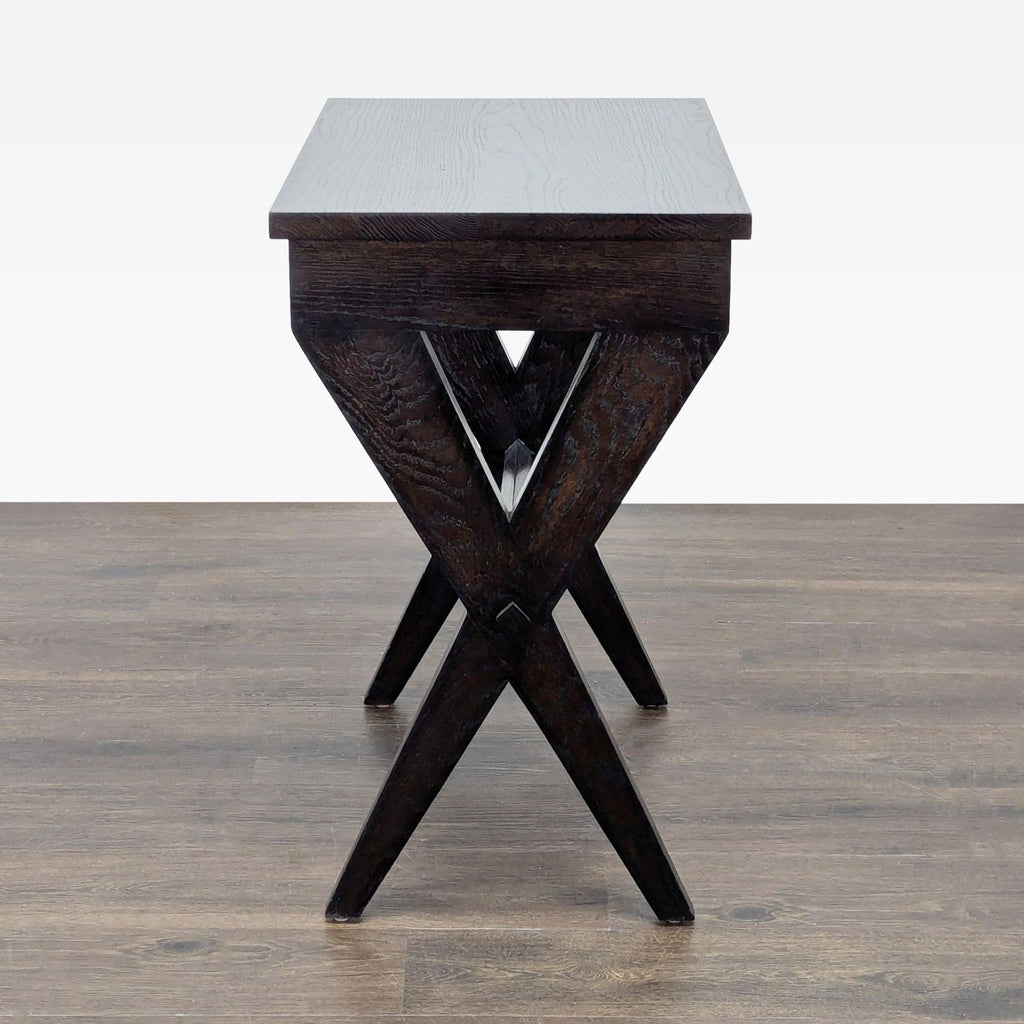 One Drawer Wood End Table