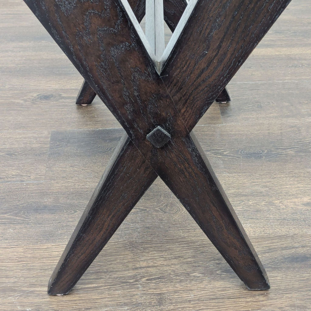 One Drawer Wood End Table
