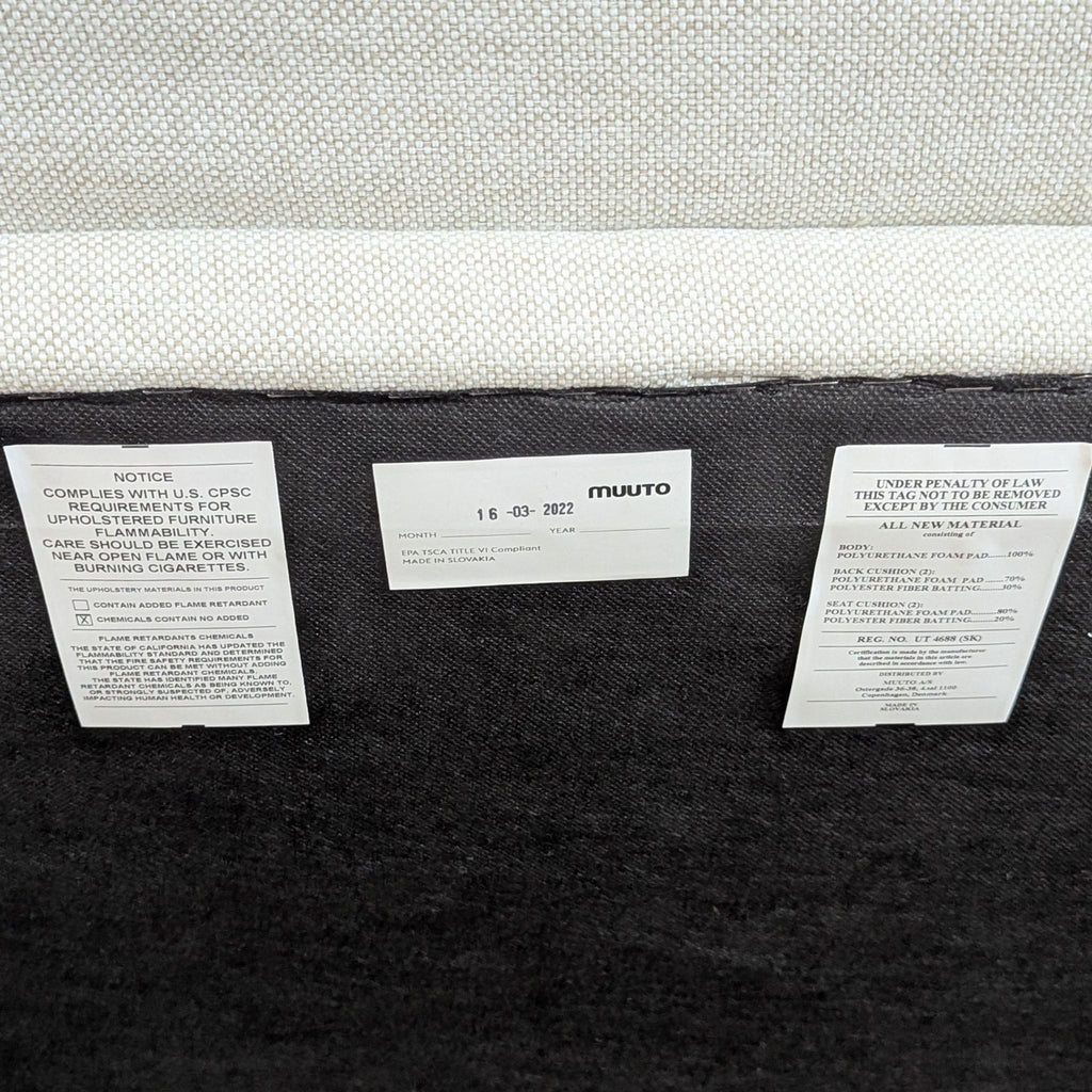 Design Within Reach - Muuto 3-Seat Modern Sofa