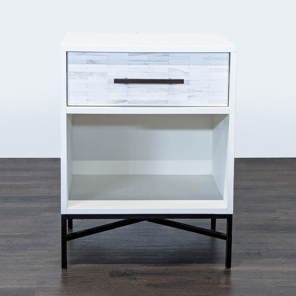 West Elm Wood Tiled Nightstand - Accepted Offer (12.28% discount)