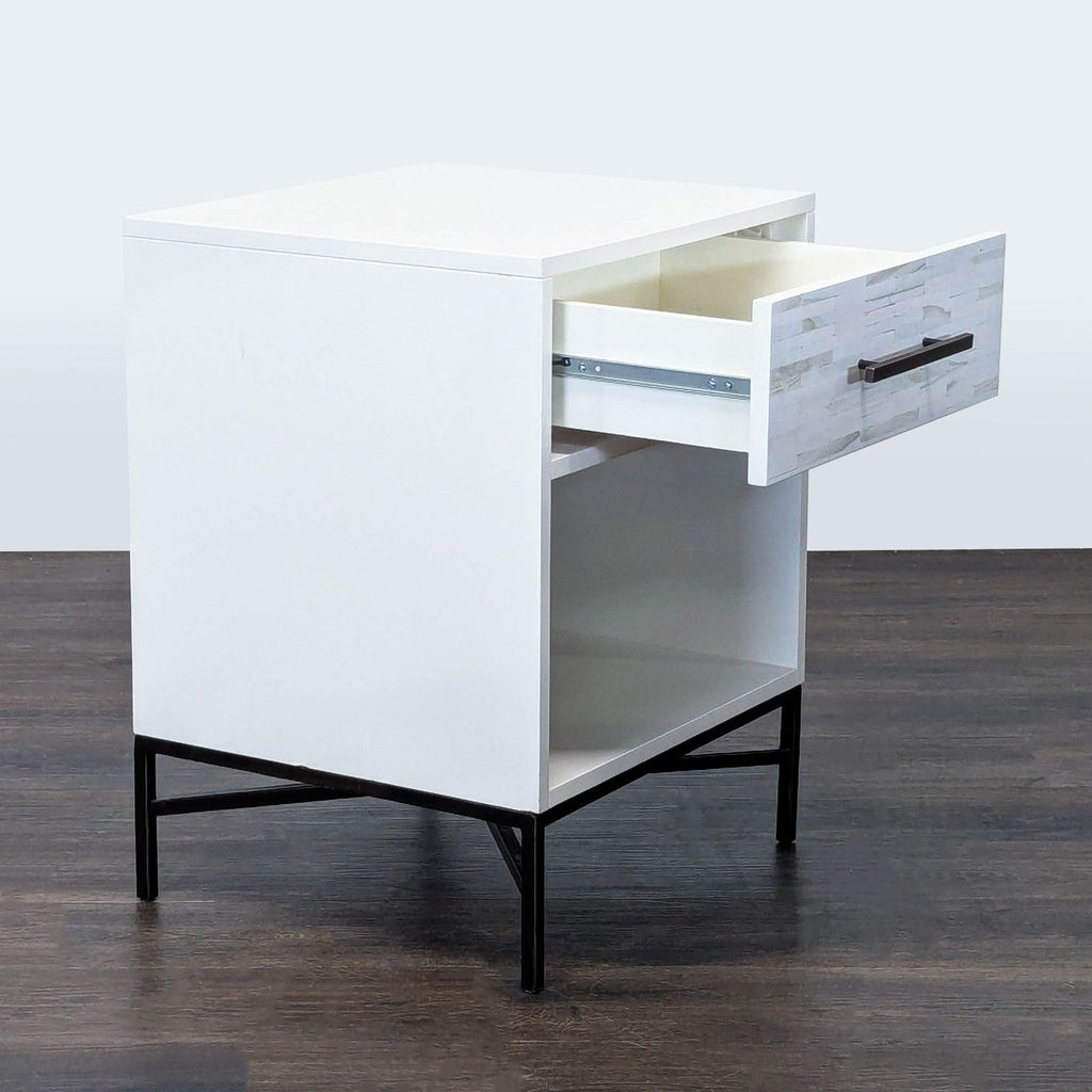 West Elm Wood Tiled Nightstand - Accepted Offer (26.83% discount)