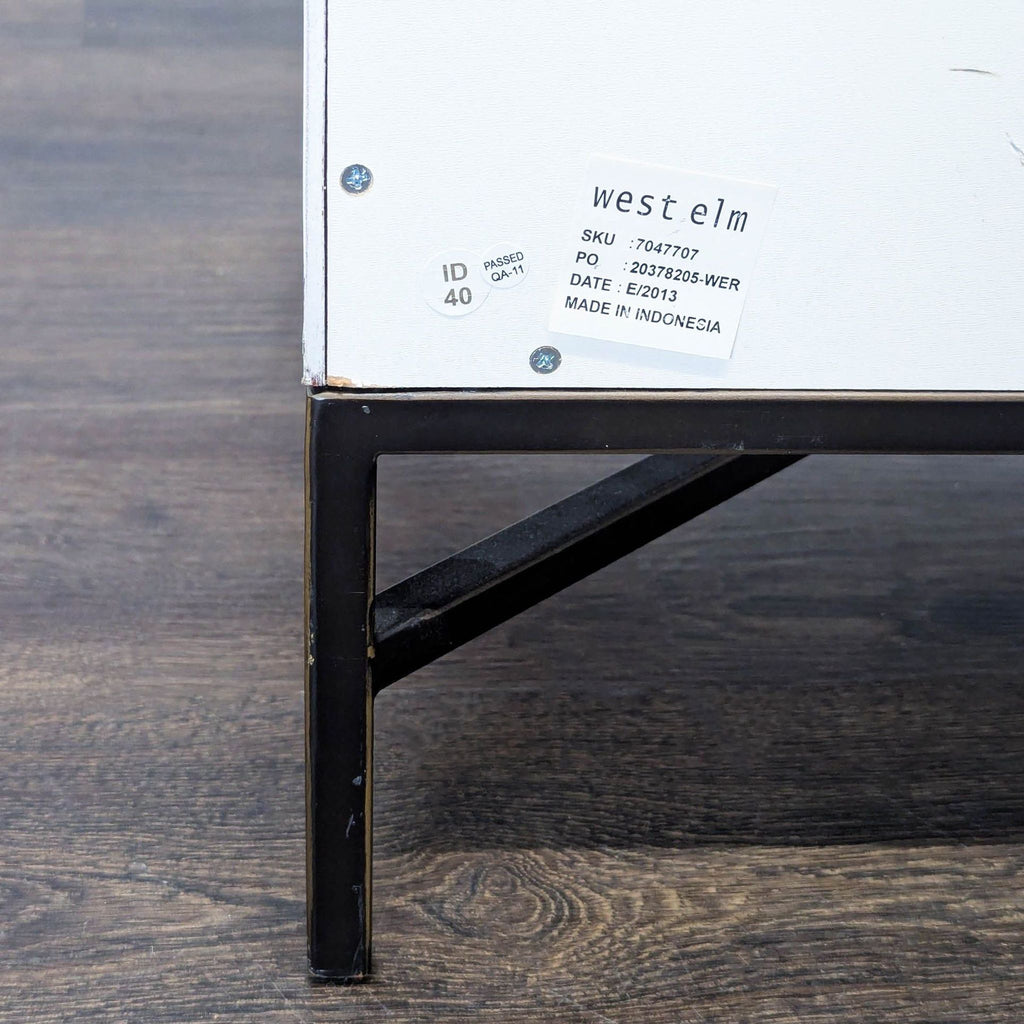 West Elm Wood Tiled Nightstand - Accepted Offer (26.83% discount)