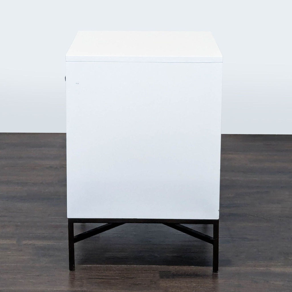 West Elm Wood Tiled Nightstand