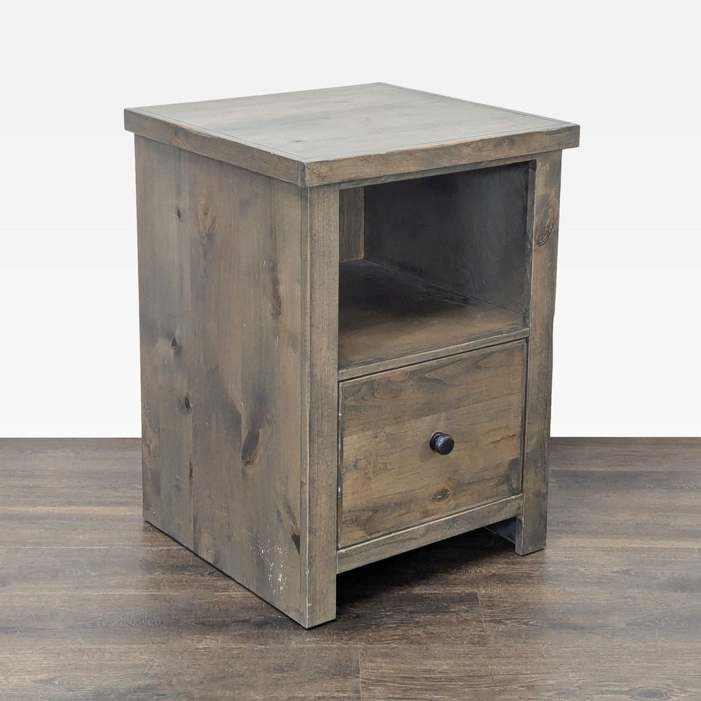 Legends Furniture Joshua Creek Wooden File Cabinet with Drawer and Open Shelf