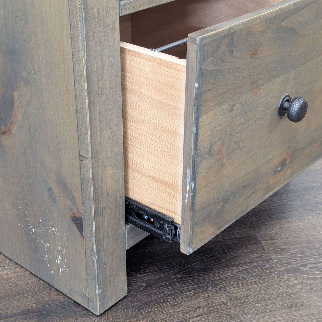 Legends Furniture Joshua Creek Wooden File Cabinet with Drawer and Open Shelf