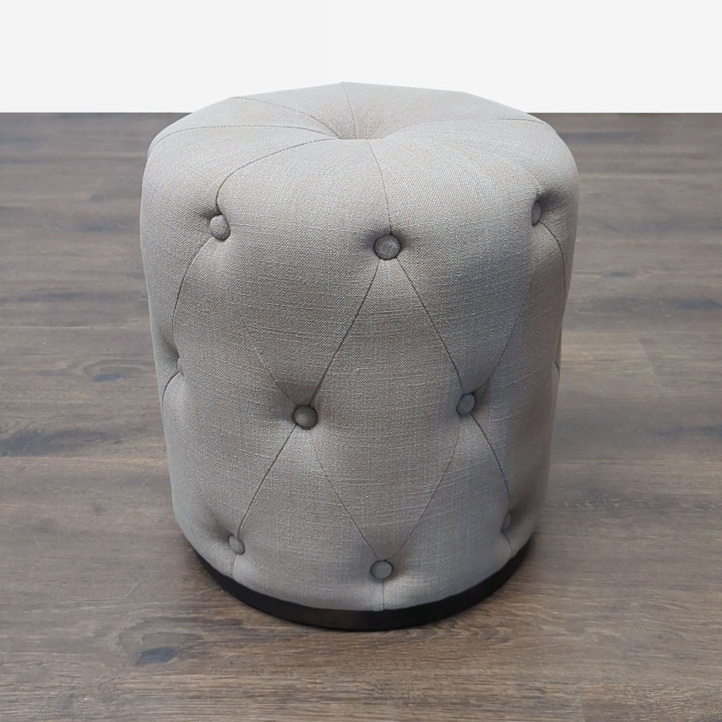 West Elm Button Tufted Drum Ottoman - Accepted Offer (25.00% discount)