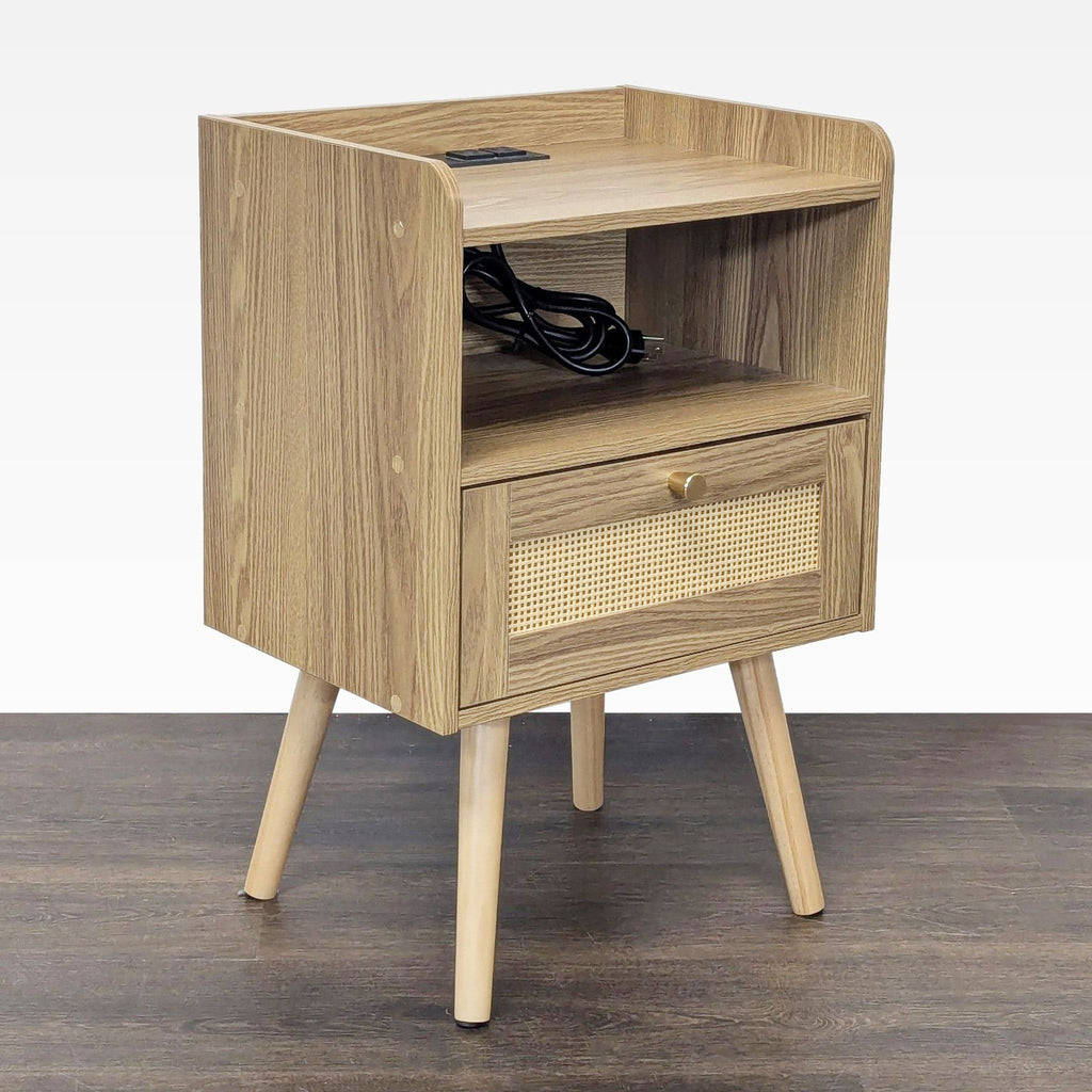 Nightstand with Charging Station