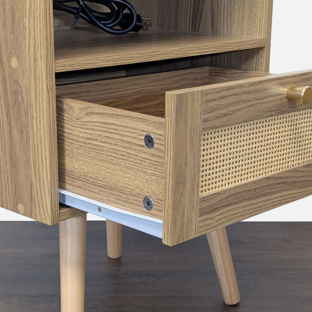 Nightstand with Charging Station