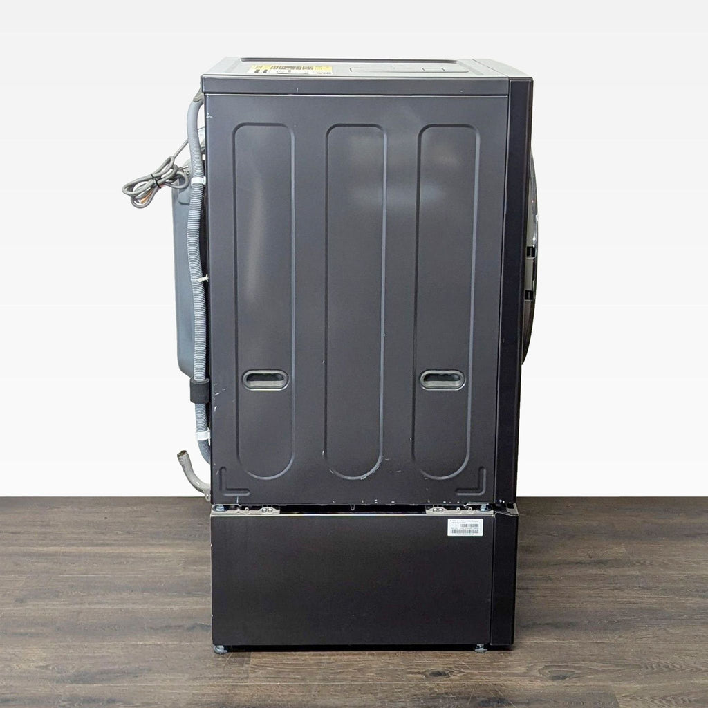 LG Front Load Washer/Dryer Combo with Pedestal - Black