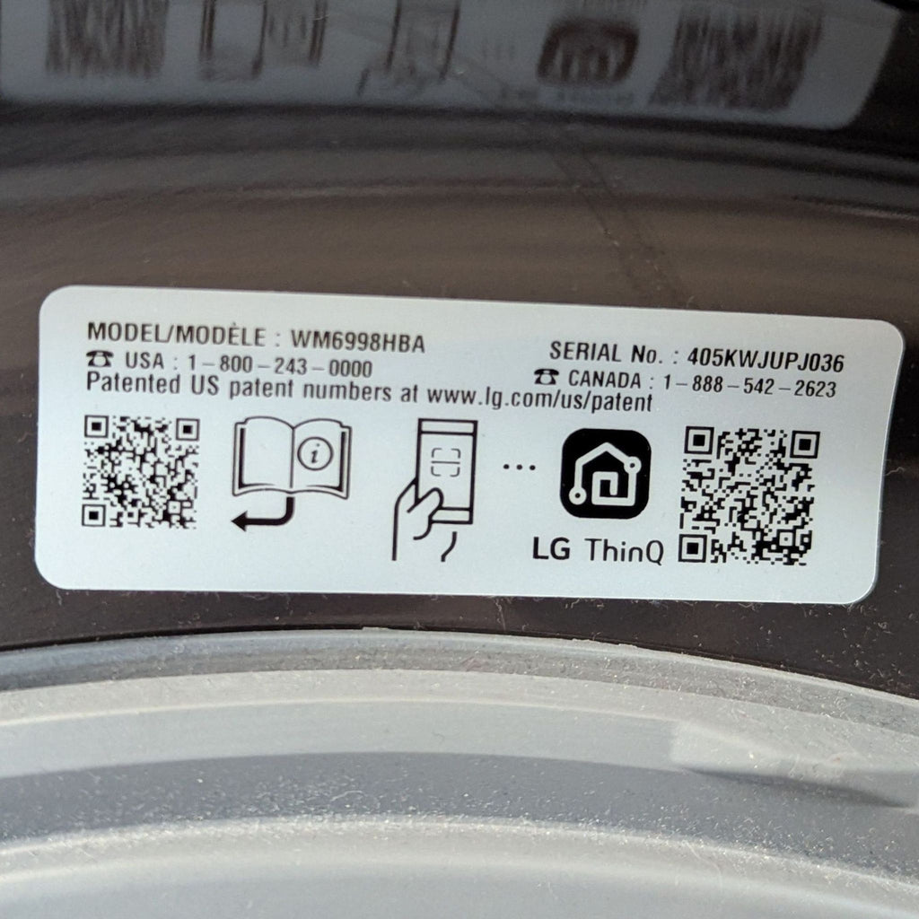LG Front Load Washer/Dryer Combo with Pedestal - Black - Accepted Offer (5.17% discount)