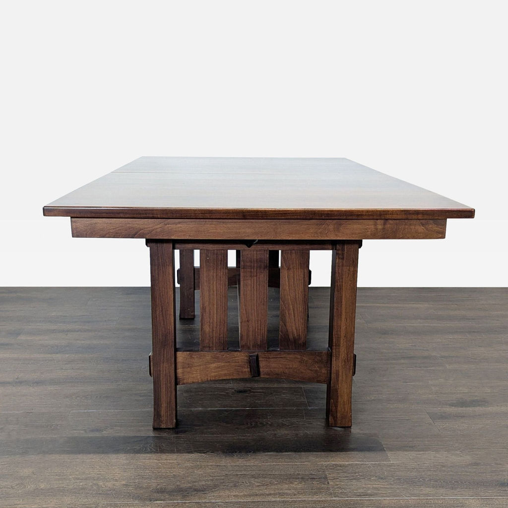 California Dining and Barstools 7-Piece Solid Wood Dining Set with Table, 4 Chairs, and Bench