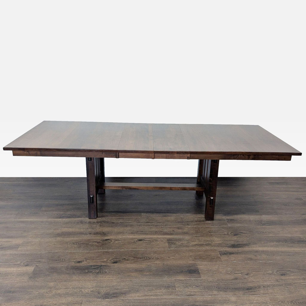 California Dining and Barstools 7-Piece Solid Wood Dining Set with Table, 4 Chairs, and Bench