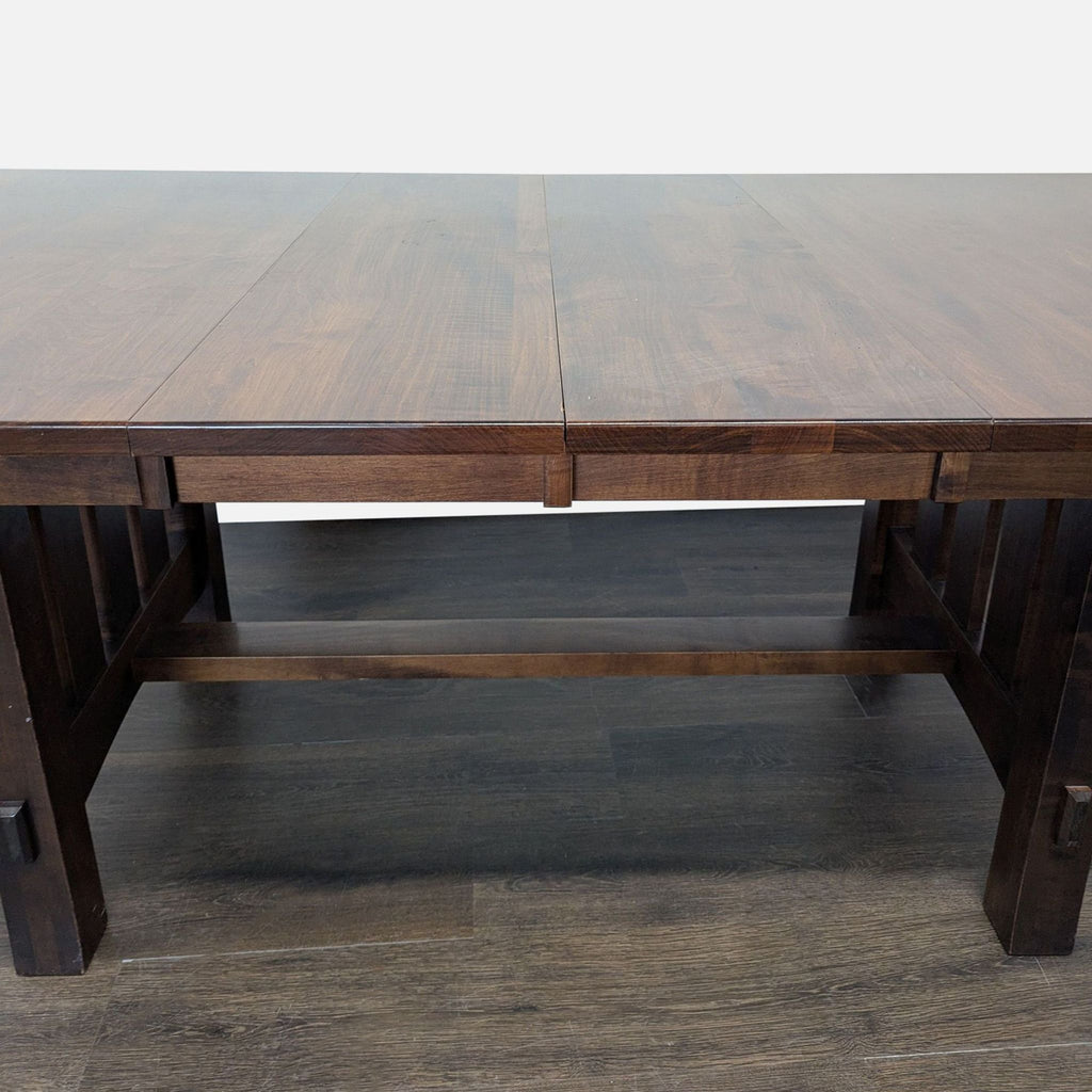California Dining and Barstools 7-Piece Solid Wood Dining Set with Table, 4 Chairs, and Bench