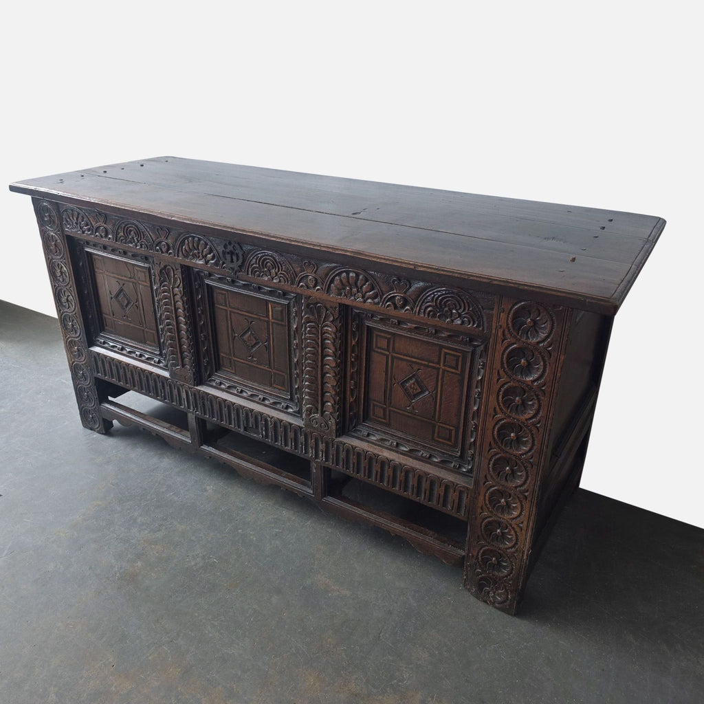 Antique 16th Century Mule Chest