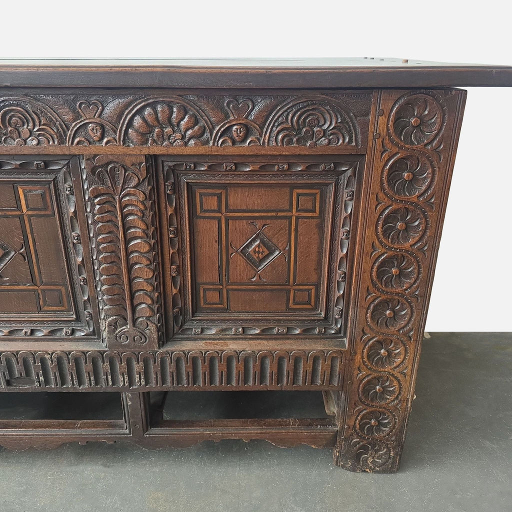 Antique 16th Century Mule Chest