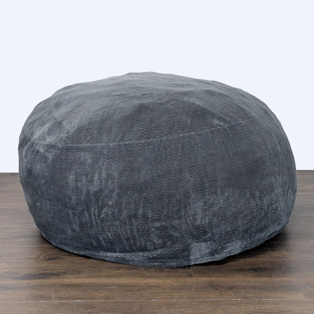 Lounge & Co. Soft Gray Bean Bag Chair - Comfortable and Plush Seating