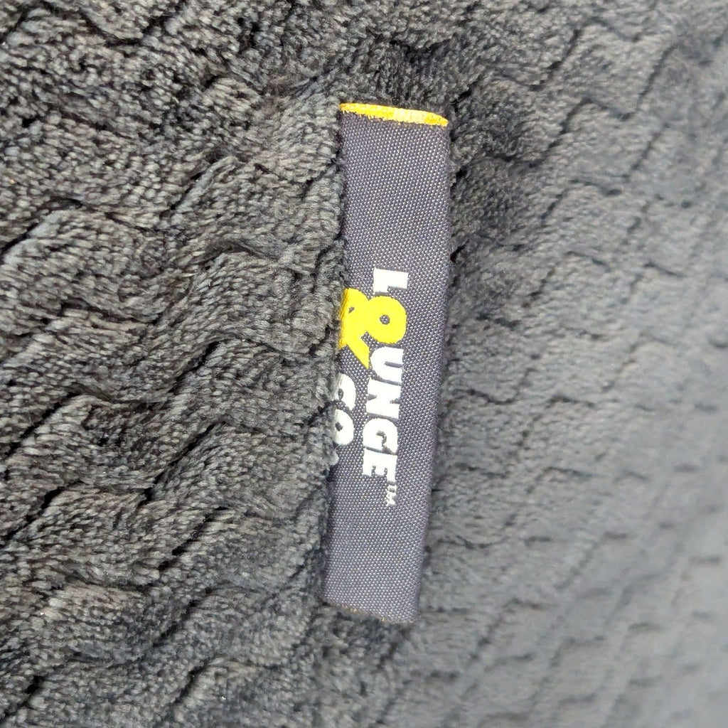 Lounge & Co. Soft Gray Bean Bag Chair - Comfortable and Plush Seating