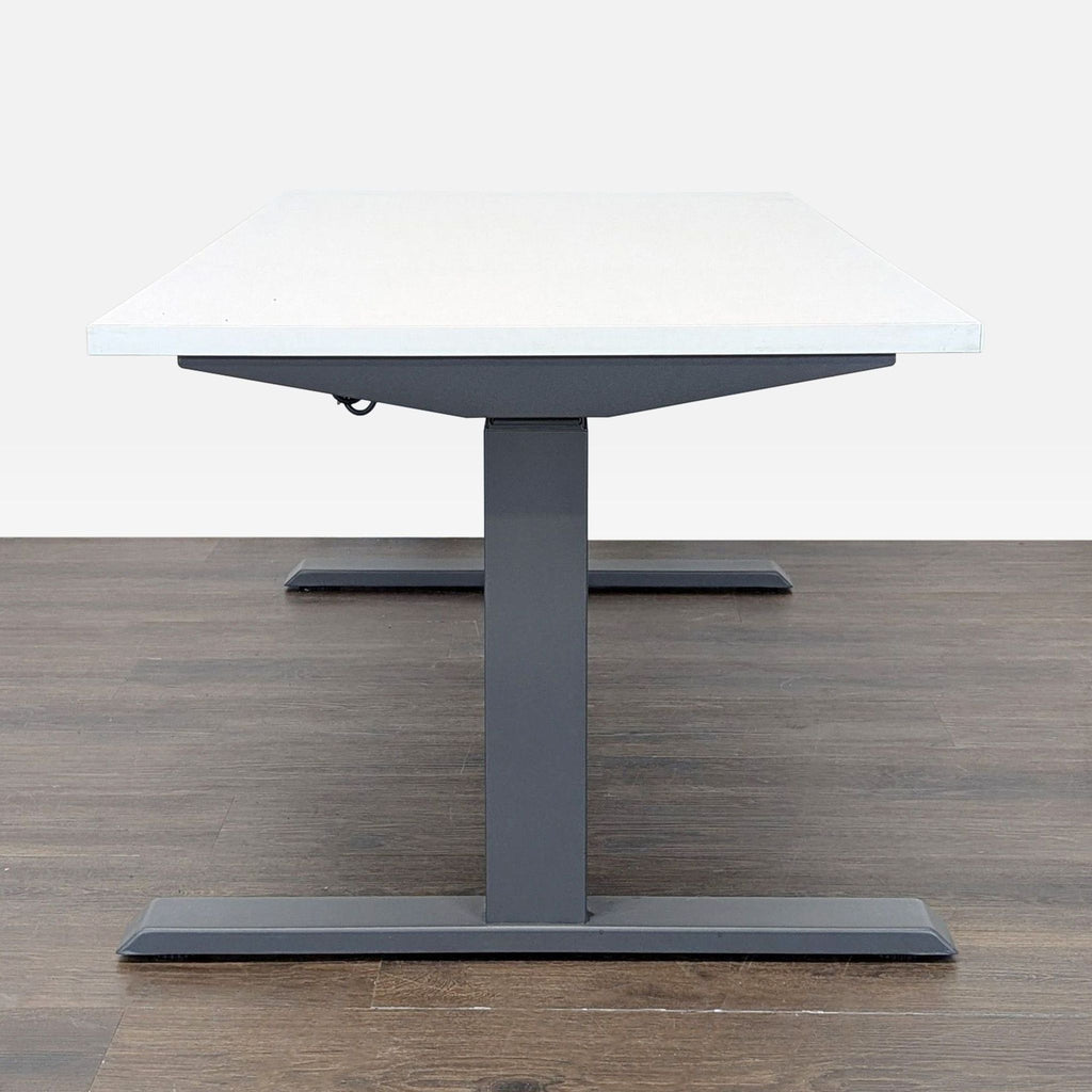 Steelcase Migration Electric Height Adjustable Desk with White Top