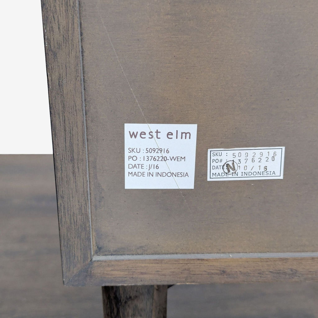 West Elm Benson Nightstand with Drawer - Accepted Offer (31.51% discount)