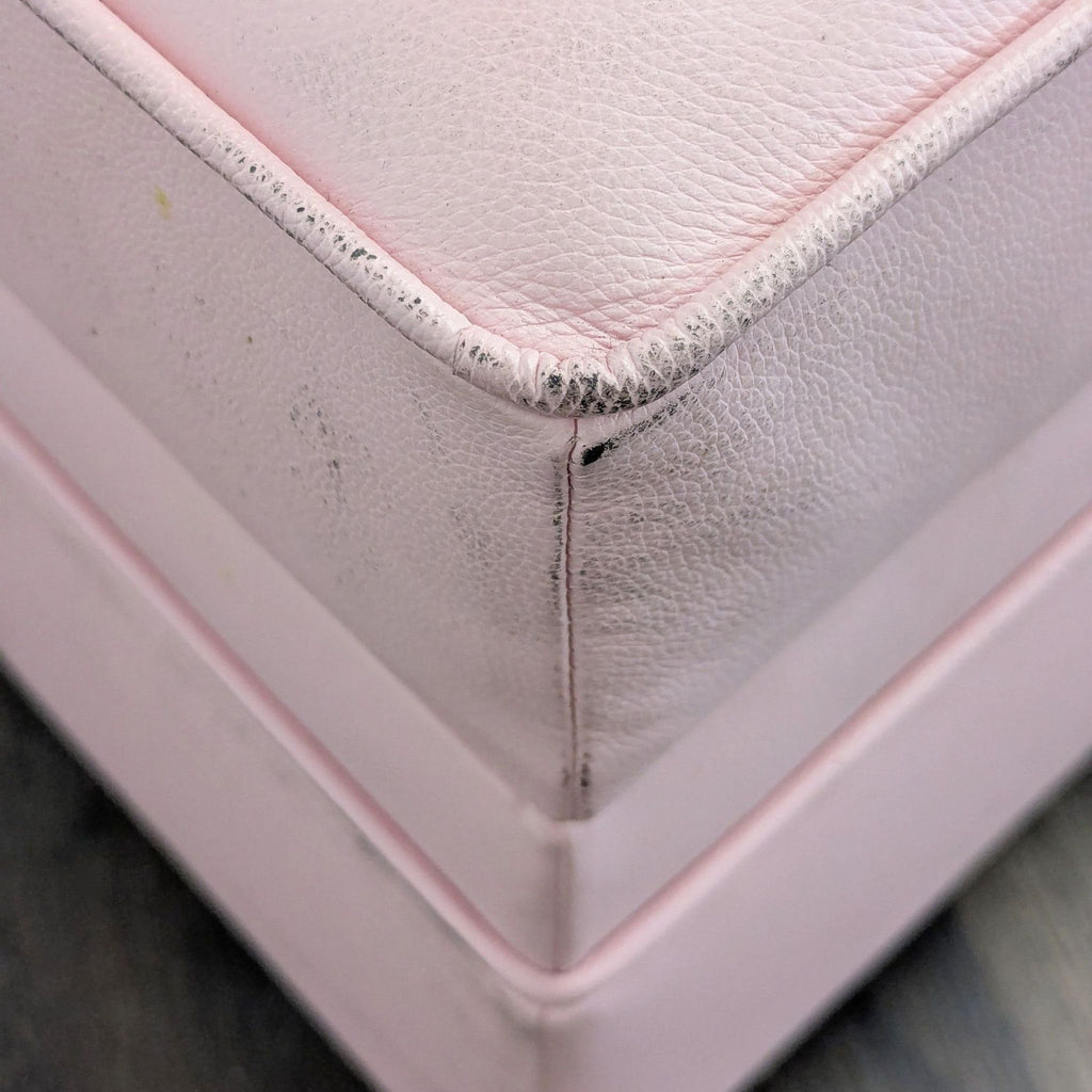 Pink Ottoman with Storage