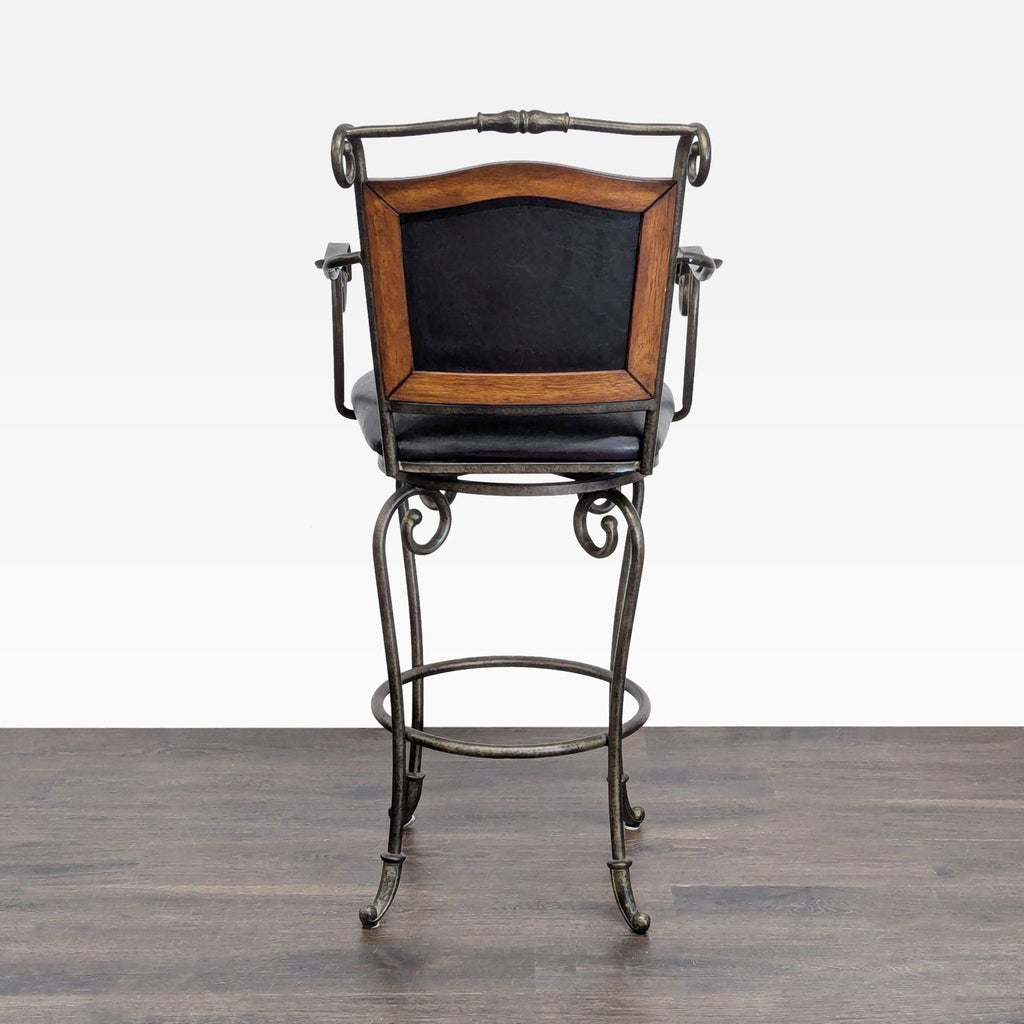 Dinette World Wrought Iron Bar Stool