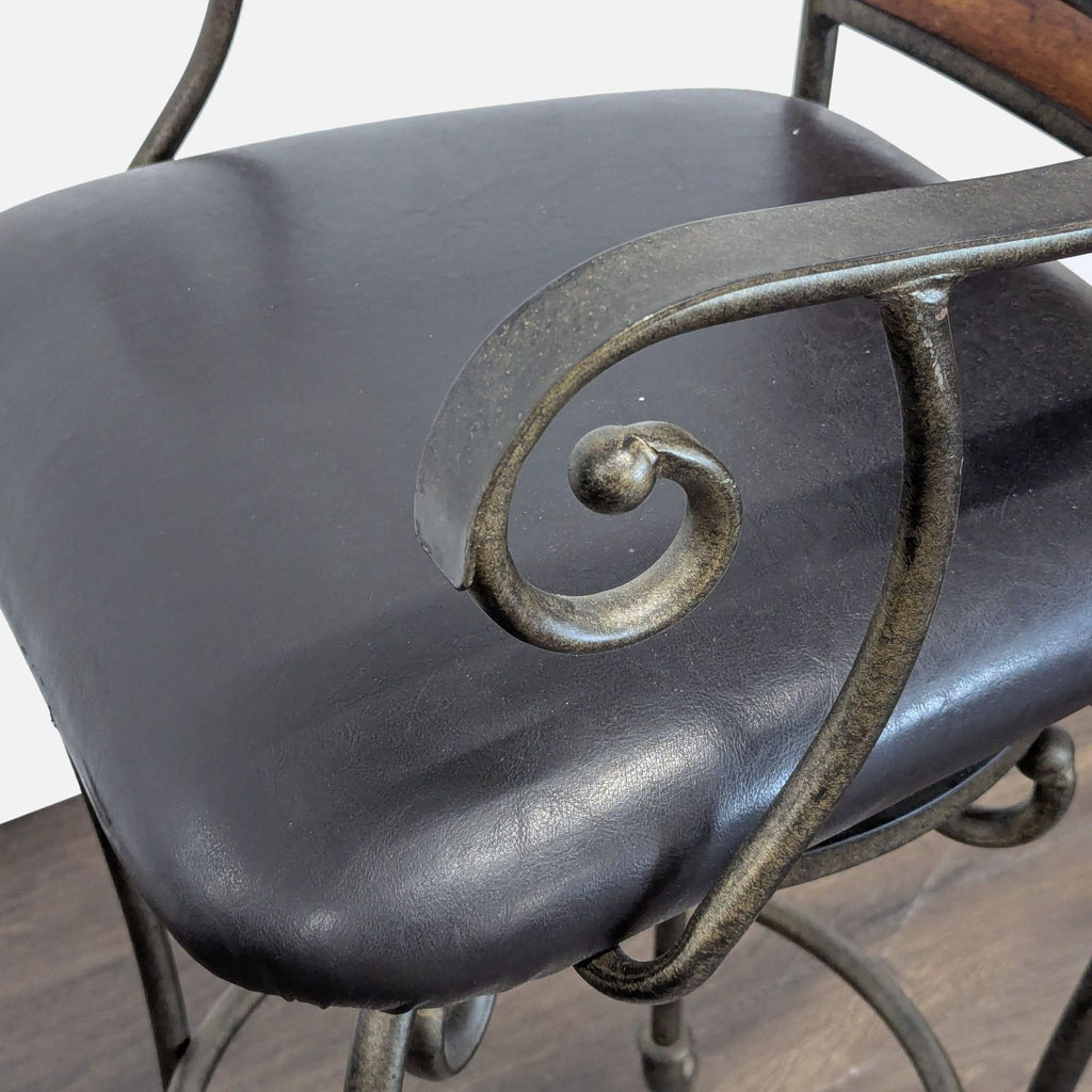 Dinette World Wrought Iron Bar Stool