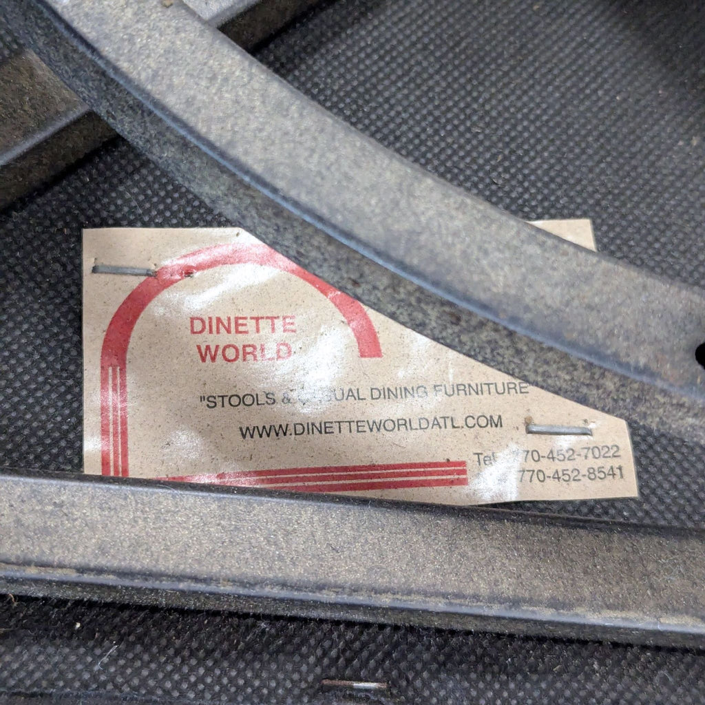 Dinette World Wrought Iron Bar Stool