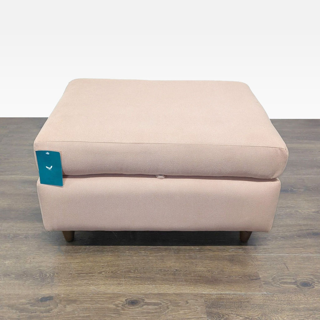 Joybird Furniture Hughes 3-Seat Sofa with Ottoman and Built-In Storage