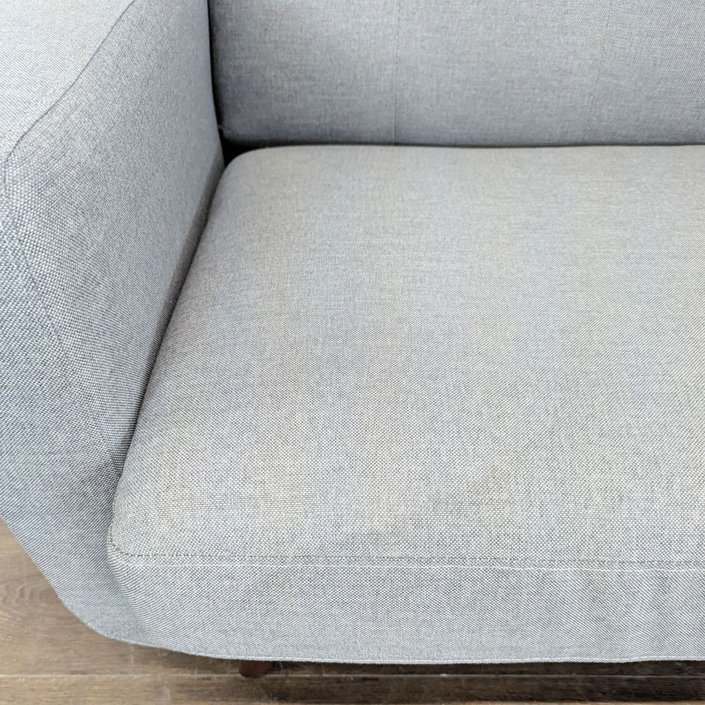Living Spaces Allie Modern Gray Loveseat – Stylish and Comfortable Seating