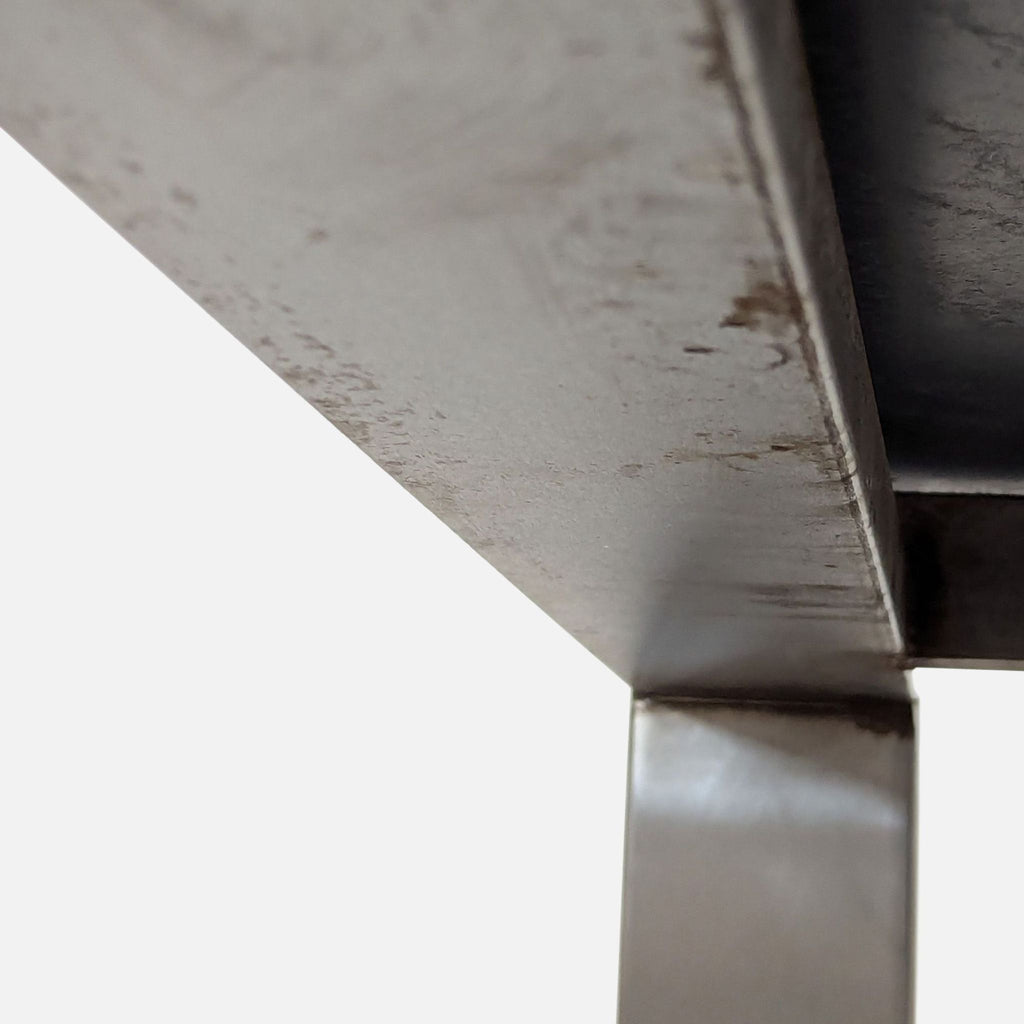 Room & Board Rand Modern Metal and Glass Table – Sleek Rectangular Design