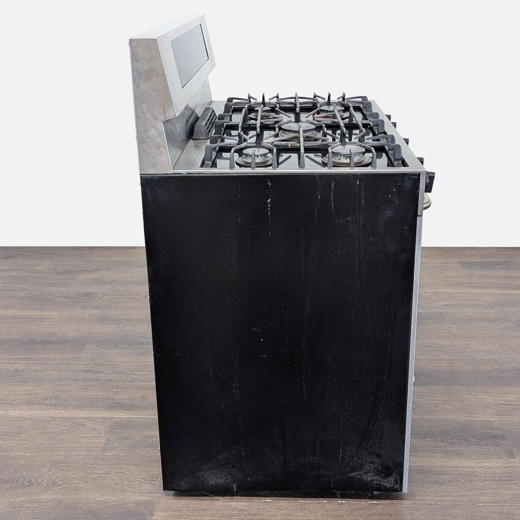 Stainless Steel 5-Burner Gas Stove with Oven and Broiler Drawer