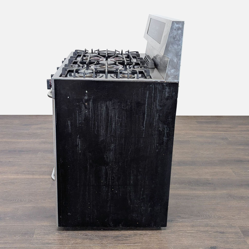 Stainless Steel 5-Burner Gas Stove with Oven and Broiler Drawer