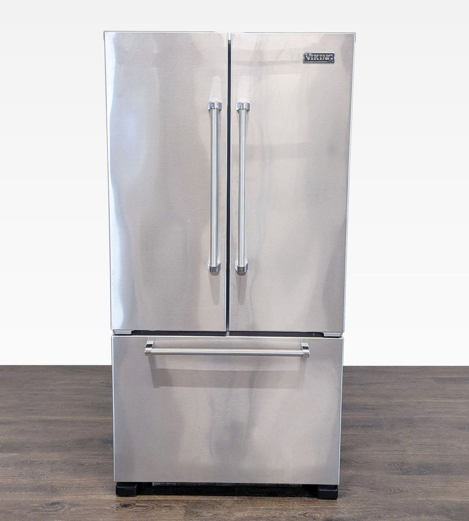 Viking Stainless Steel French Door Refrigerator with Bottom Freezer